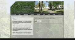 Desktop Screenshot of hamptonpropertiesapts.com